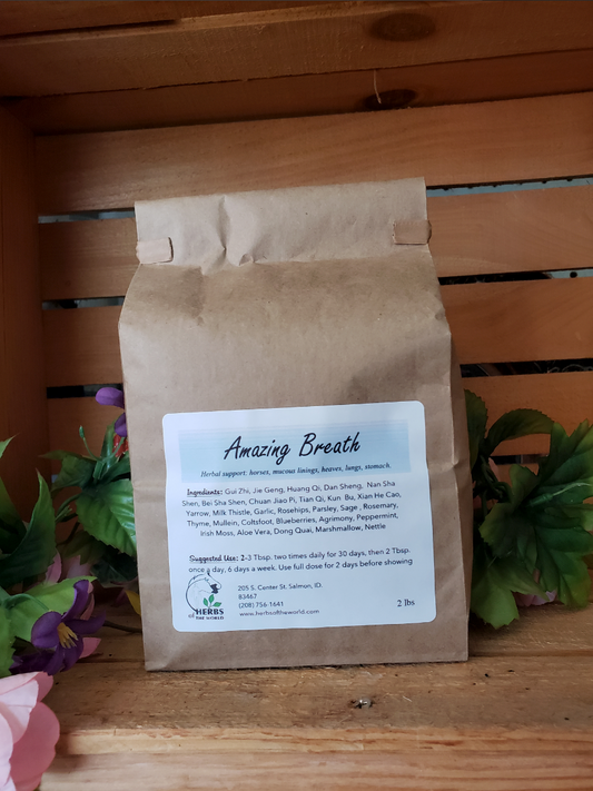 Amazing Breath- Equine Respiratory and Gut Support and Chinese Herbs