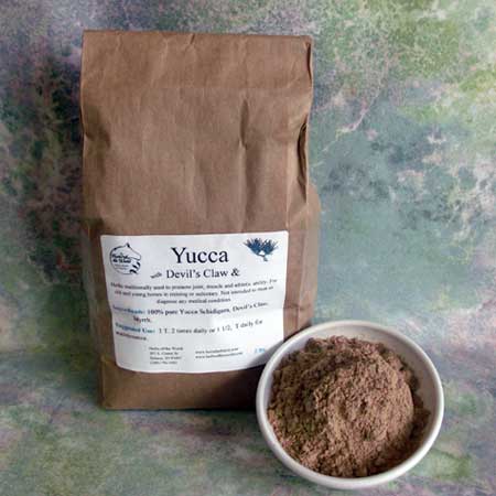 Yucca with Milk Thistle, Eucommia Extract, Lemon Peel , Boswelia & Myrrh EQ61 | Horse Muscle & Joint Pain Support NEW FORMULATION