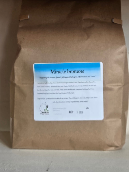 Miracle Immune (TM) 5 lbs inflammation, immune, pathogens, gut buffer, binder