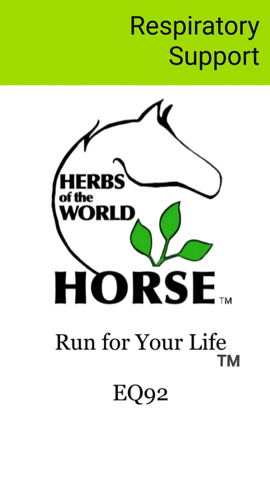 Run For Your Life™ EQ92 | Horse Herbal Breathing Support